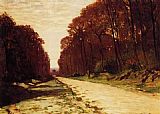 Famous Road Paintings - Road in a Forest